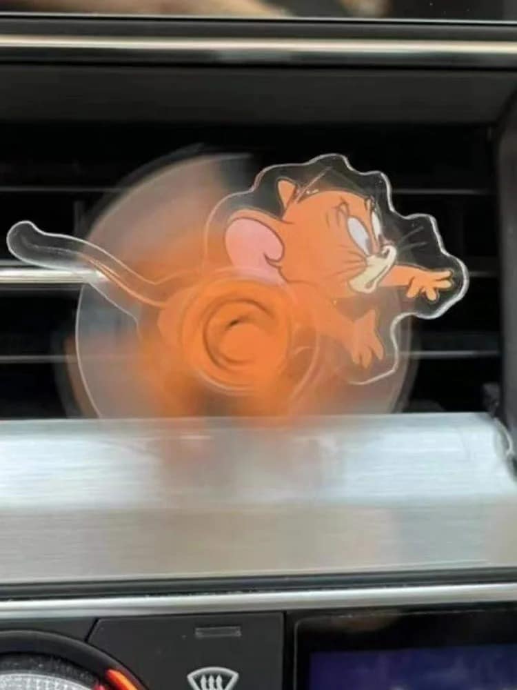 Car Bond's Tom & Jerry Car Air Conditioning Vent Decoration